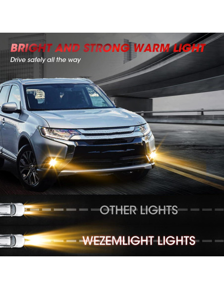 Luces Antiniebla WEZEMLIGHT H11 55W para Mitsubishi Outlander 2010-2015