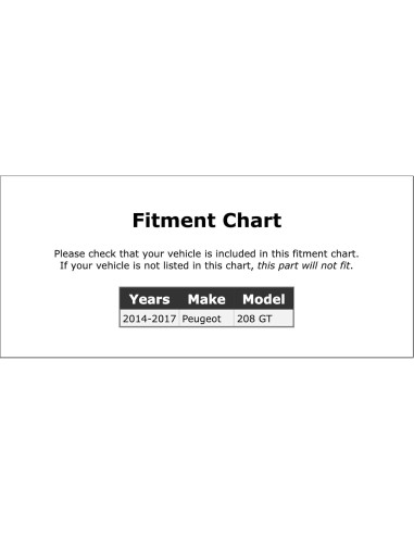 Bombilla de luz antiniebla PartCatalog OE Peugeot 208 2014-2017