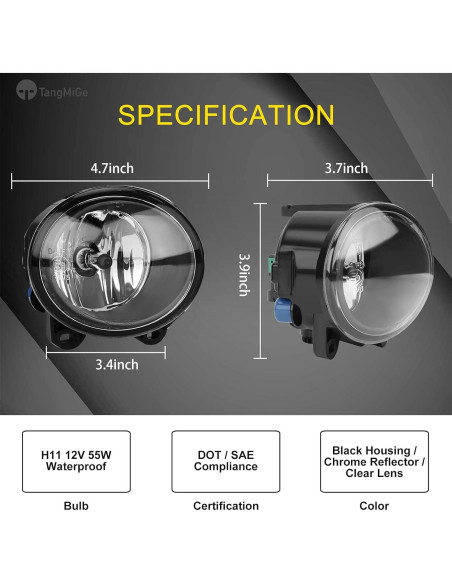 Luces Antiniebla TangMiGe H11 para BMW F22 F23 E92 E93 2007-2020