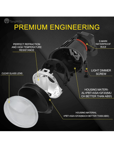Luces Antiniebla TangMiGe H11 para BMW F22 F23 E92 E93 2007-2020