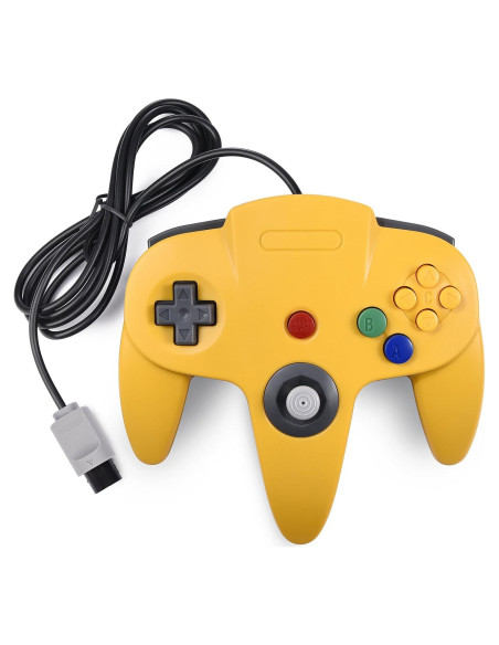 Controlador N64 miadore Amarillo y Azul para Consola