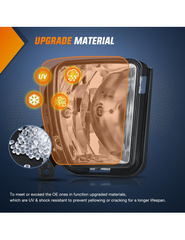 Luces Antiniebla Nilight para Dodge Ram 1500 2013-2021