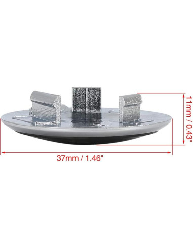 Cabeza de Emblema Palanca de Cambios X AUTOHAUX VW 5 Velocidades