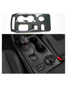 Panel de Consola Central Fibra de Carbono CYAuto Ford Ranger 2024-2025