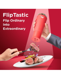 Molino Eléctrico de Sal y Pimienta Kitchen Mama GM3000-R Rojo 2