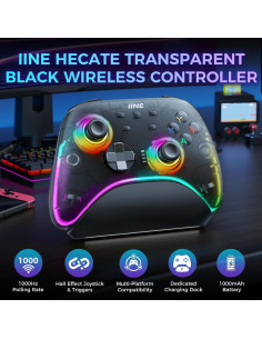 Controlador Inalámbrico Weutop Pro con Base de Carga y RGB 2