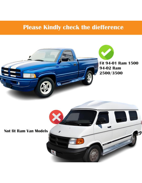 Faros APSVE para Dodge Ram 1500 1994-2001 y 2500-3500