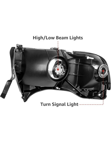 Faros APSVE para Dodge Ram 1500 1994-2001 y 2500-3500