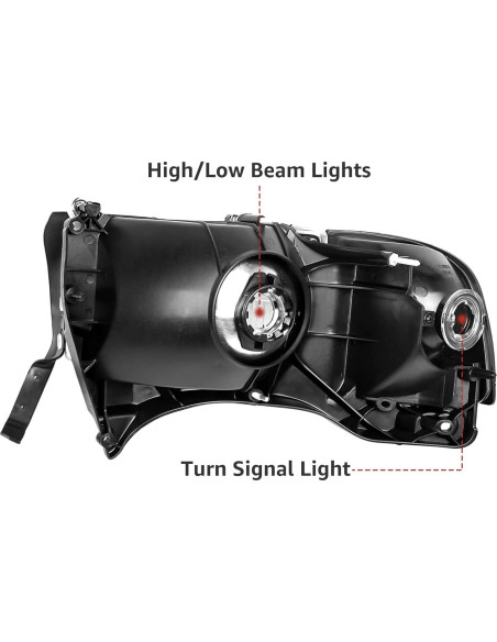 Faros APSVE para Dodge Ram 1500 1994-2001 y 2500-3500