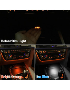 Luz Ambiental LED Jaronx para Consola BMW F20 F21 F30 F80 2