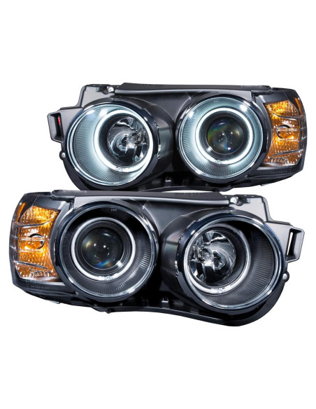 Faro Proyector ANZO USA 121488 Negro/Transparente para Chevrolet Sonic