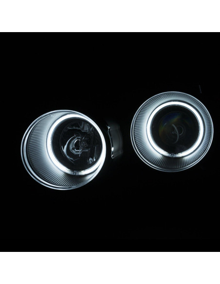 Faro Proyector ANZO USA 121488 Negro/Transparente para Chevrolet Sonic