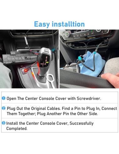 Luz Ambiental LED Jaronx para Consola BMW F20 F21 F30 F80