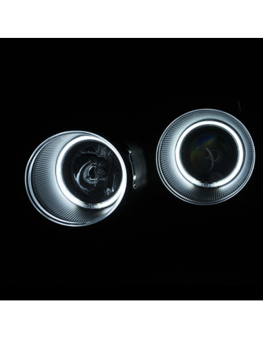 Faro Proyector ANZO USA 121488 Negro/Transparente para Chevrolet Sonic