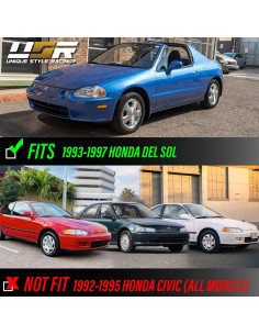 Luces de Esquina USR para Honda Del Sol 1993-1997 - Lente Clara 2