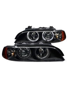 Faros Proyectores Anzo USA 121017 para BMW - Negros Claros