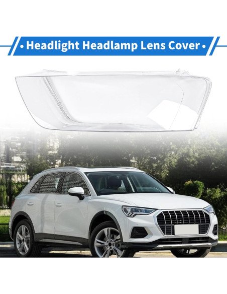 Cubierta de Lente de Faro VekAuto para Audi Q3 2012-2015