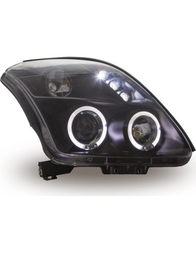 Faros delanteros GV-ZONE para Suzuki Swift 2005-2010, negros