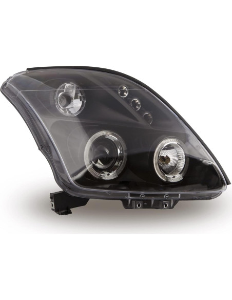 Faros delanteros GV-ZONE para Suzuki Swift 2005-2010, negros