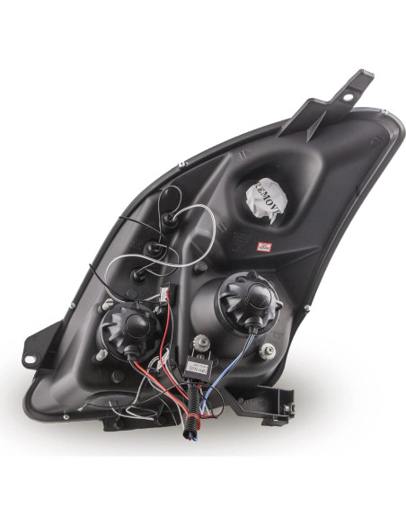 Faros delanteros GV-ZONE para Suzuki Swift 2005-2010, negros
