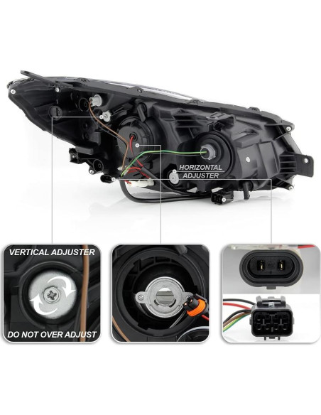 Faros Proyector LED ACANII para Subaru Impreza 2012-2015