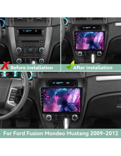 Estéreo de Coche Android EKAT 10" para Ford Fusion 2009-2012 2