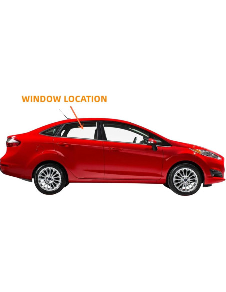 Cristal de Ventana Lado Derecho Ford Fiesta Sedán 2011-2019