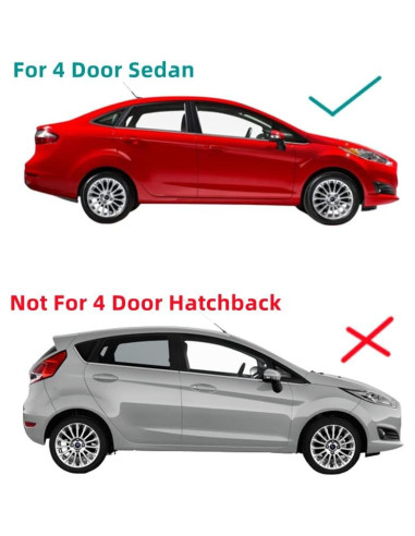 Cristal de Ventana Lado Derecho Ford Fiesta Sedán 2011-2019