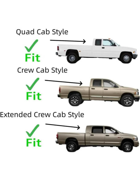 Ventana Trasera Deslizante Eléctrica Dodge Ram 2009-2024