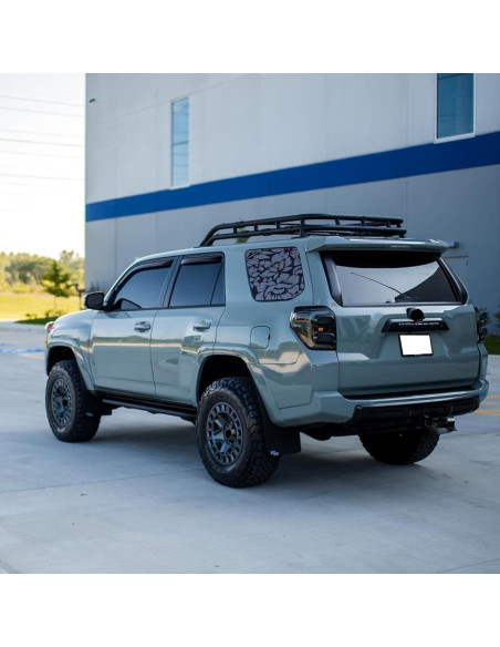 Calcomanías Florales para Ventana Lateral Trasera Xinghe 42x100cm