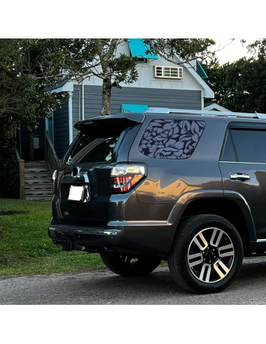 Calcomanías Florales para Ventana Lateral Trasera Xinghe 42x100cm