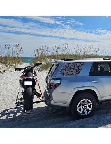 Calcomanías Florales para Ventana Lateral Trasera Xinghe 42x100cm