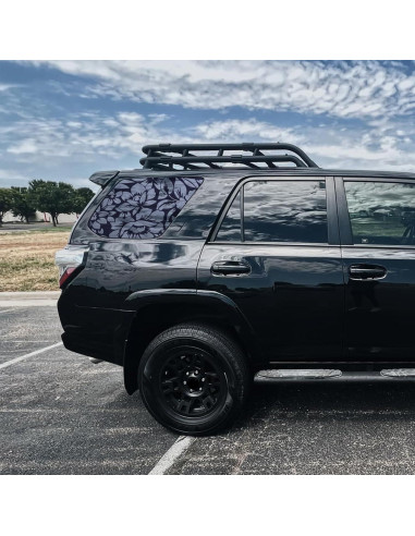 Calcomanías Florales para Ventana Lateral Trasera Xinghe 42x100cm