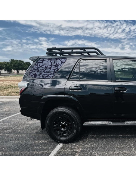 Calcomanías Florales para Ventana Lateral Trasera Xinghe 42x100cm