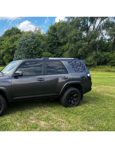 Calcomanías Florales para Ventana Lateral Trasera Xinghe 42x100cm