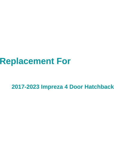 Cristal de Ventana Trasera Lado Derecho Subaru Impreza 2017-2023