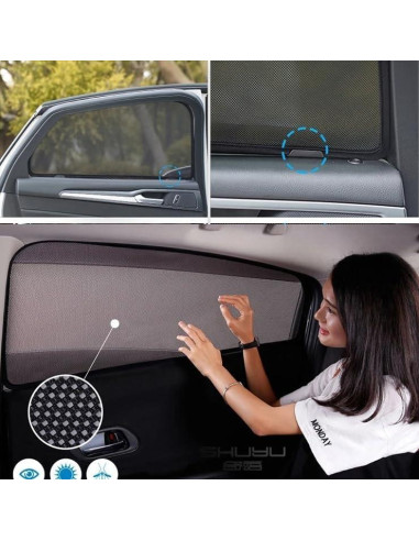 Protectores Solares para Ventanas Laterales BMW X3 2018-2024