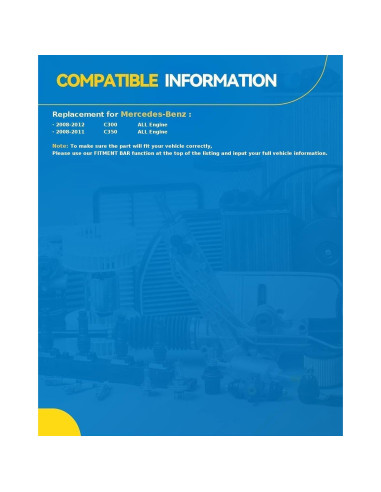 Kit de Entrada de Aire Frío PHILTOP para Mercedes C300/C350