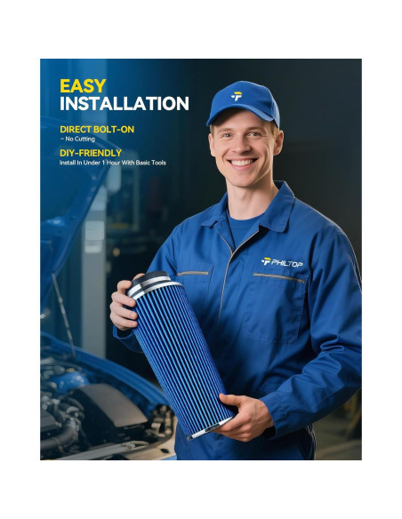 Kit de Entrada de Aire Frío PHILTOP para Mercedes C300/C350