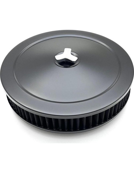 Juego de Limpiador de Aire Qblahip 10" para Carburadores 4 BBL