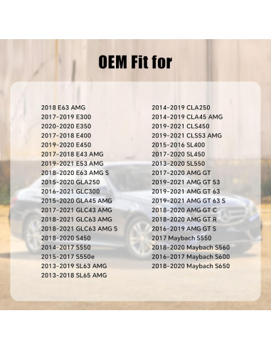 Tapa de Gas Anleecap 2224700205 para Mercedes Benz CLA CLS E GLA