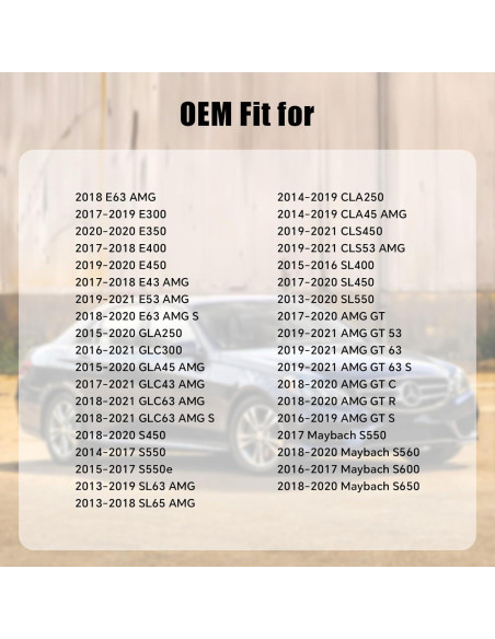 Tapa de Gas Anleecap 2224700205 para Mercedes Benz CLA CLS E GLA