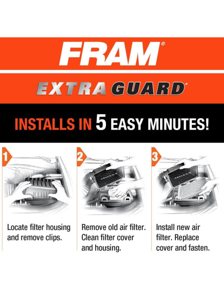 Filtro de Aire FRAM Extra Guard CA12375 para Ram 1500 2019-2023