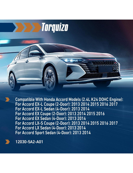 Juego de juntas de tapa de válvula Torquizo para Honda Accord 2.4L