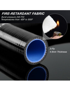 Kit de Mangueras de Radiador Silicona G-PLUS Chevy Camaro 67-69 2