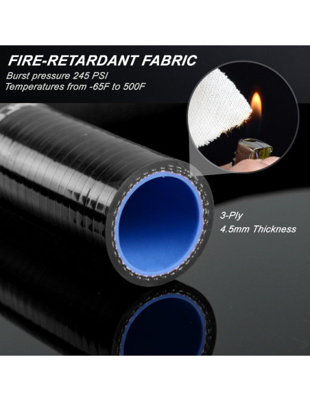 Kit de Mangueras de Radiador Silicona G-PLUS Chevy Camaro 67-69