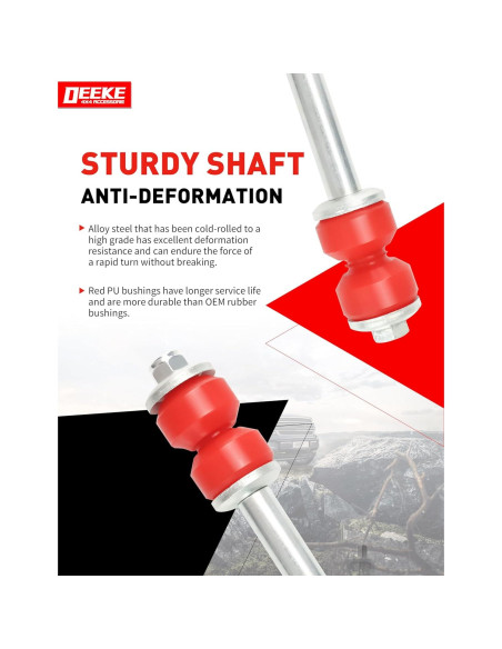 Enlaces de Barra Estabilizadora Delantera DEEKE K8772 para Ford