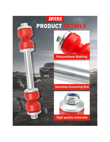 Enlaces de Barra Estabilizadora Delantera DEEKE K8772 para Ford