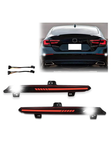 Luz Trasera LED GeeGee para Honda Accord 2018-2021 - Rojo