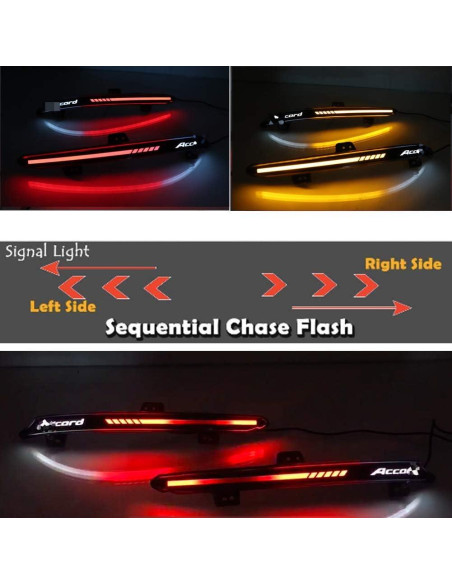 Luz Trasera LED GeeGee para Honda Accord 2018-2021 - Rojo